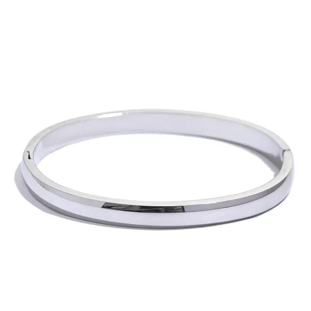 Silver Classic Smooth Bangle