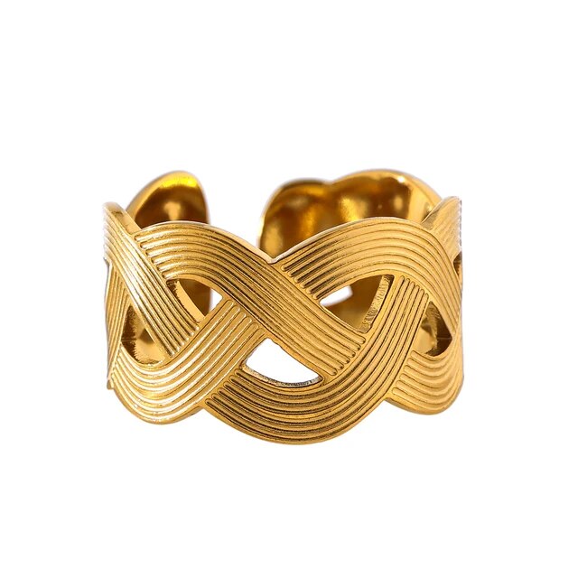 Gold Woven Ring